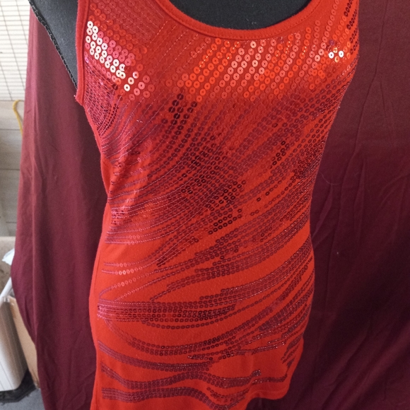 Rue21 size S red sequen tank top - Picture 3 of 7